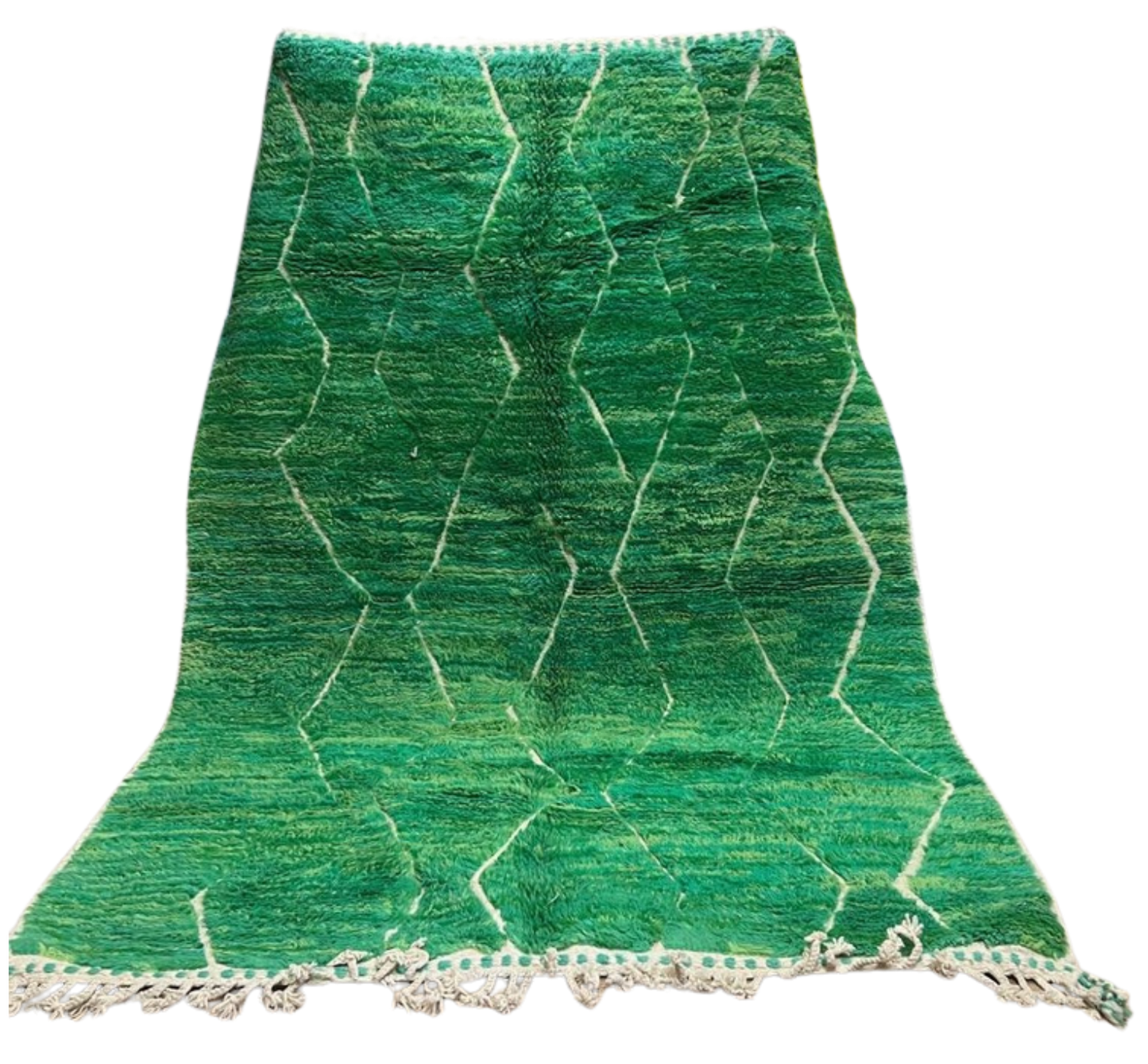 Tapis berbère vert 3m x 2m