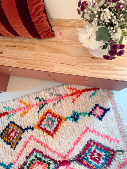 Tapis berbère Fun 2,5m x 1,5m