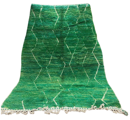 Tapis berbère vert 3m x 2m
