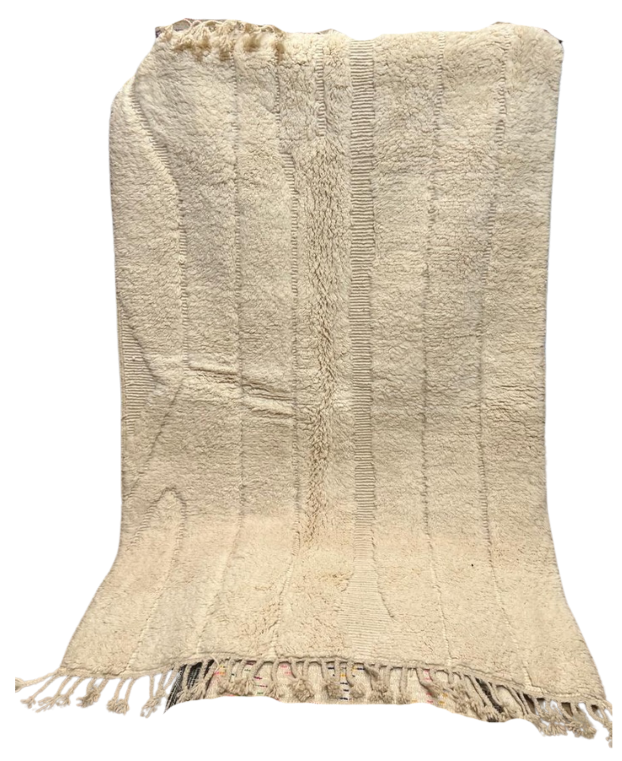 Tapis berbère blanc 3m x 2m