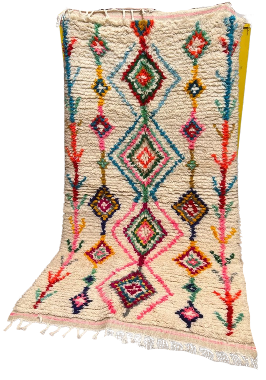 Tapis berbère Fun 2,5m x 1,5m